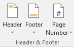 Word Insert Tab Header And Footer