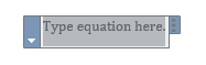 Word Insert Tab Symbols Equation Equation Box